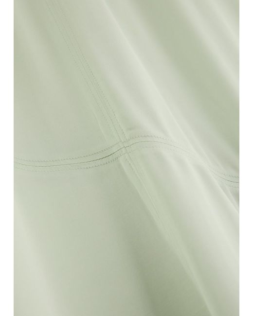 Day Birger et Mikkelsen Green Camilla Satin Midi Dress