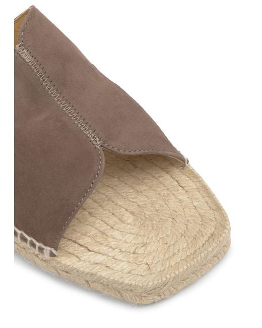 Castaner Brown Priya Suede Slides