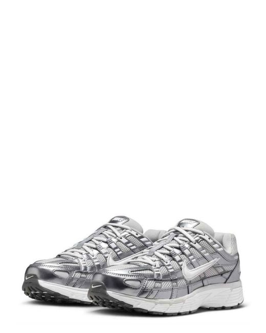 Nike White P-6000 Sneakers