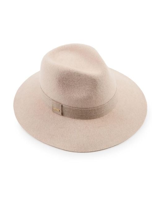 Eugenia Kim Natural Georgina Wool Fedora Hat