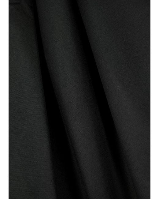 Spanx Black Shaping Satin Thong Bodysuit