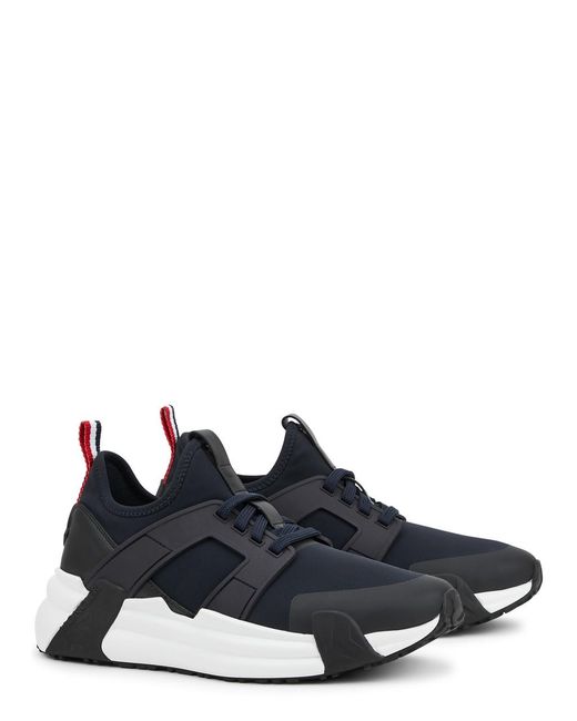 Moncler Blue Lunarove Neoprene Sneakers for men