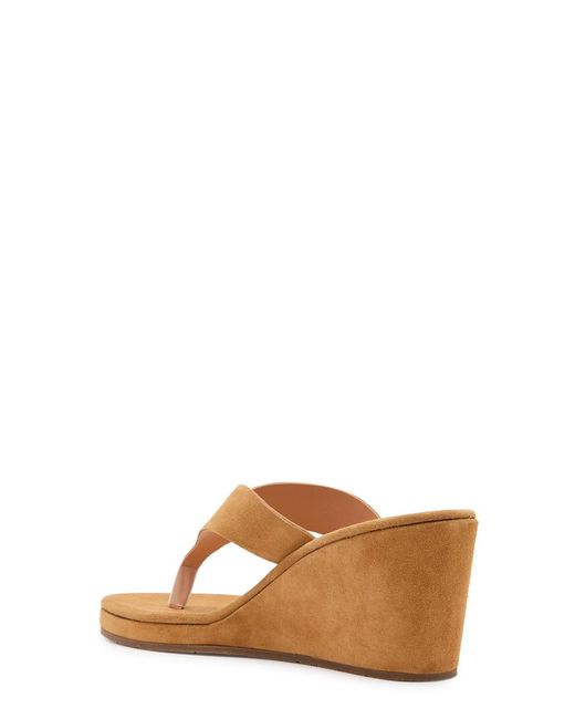 Ancient Greek Sandals Brown Charys Suede Wedges