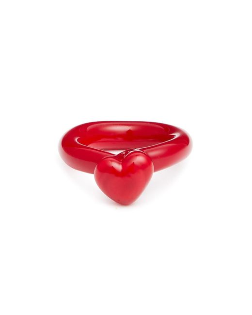 SANDRALEXANDRA Red Love Glass Ring