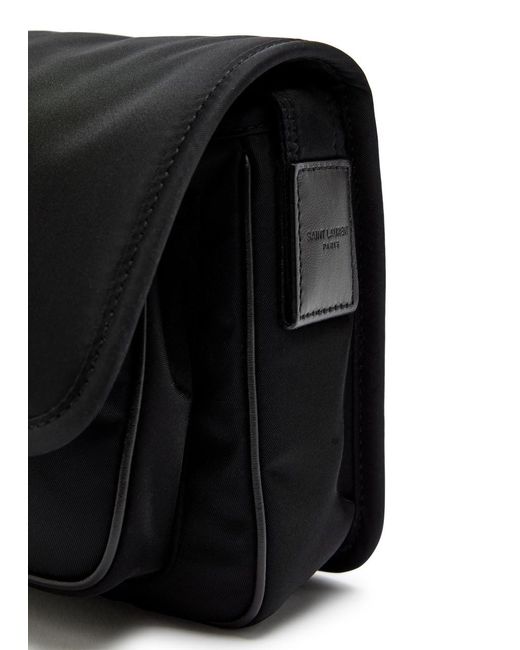 Saint Laurent Black Niki Padded Nylon Cross-Body Bag for men