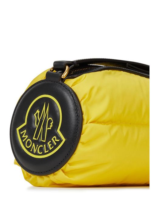 Moncler Yellow Keoni Quilted Shell Cross-body Bag