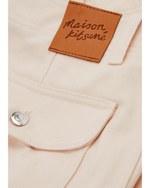 Maison Kitsuné Natural Workwear Denim Trousers for men