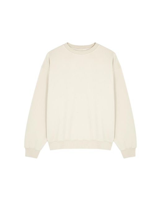 COLORFUL STANDARD White Cotton Sweatshirt