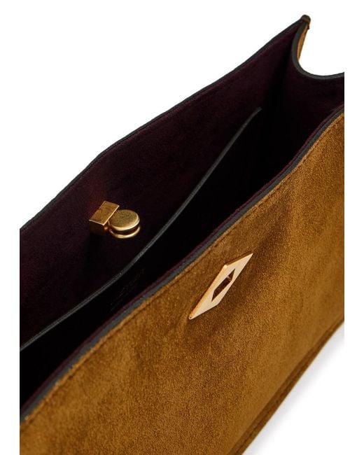 Metier Brown Ease Suede Clutch