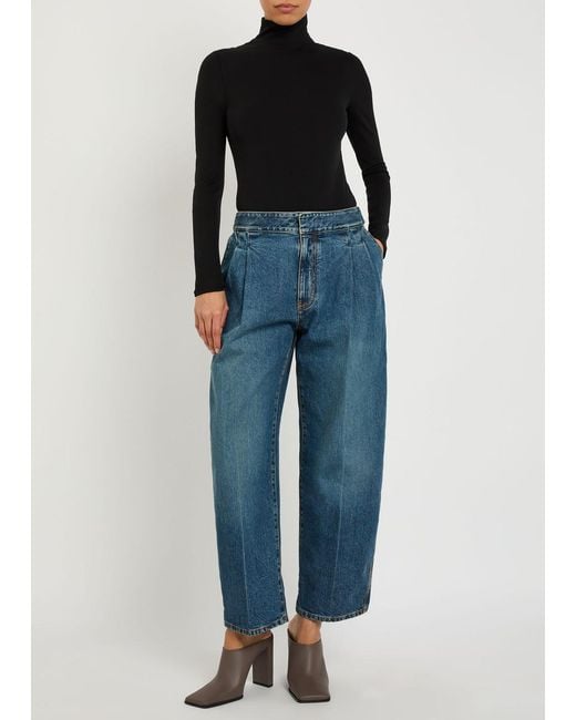Alaïa Black Heart Cut-Out Crepe Bodysuit