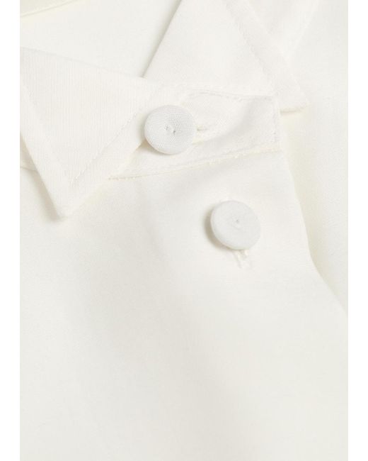 Rohe White Tuxedo Woven Shirt