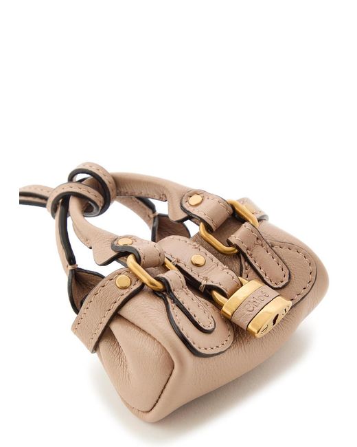 Chloé Natural Paddington Leather Bag Charm