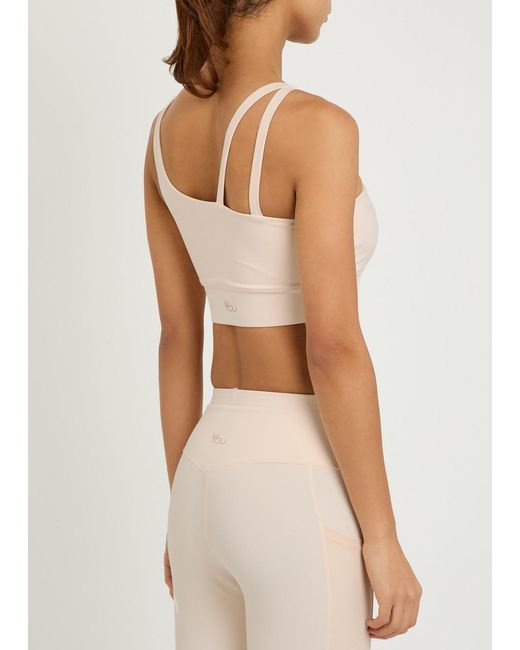 Now You Live Natural Glen Stretch-Jersey Sports Bra