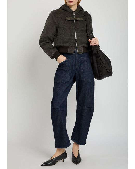 Our Legacy Black Coast Quilted Corduroy Jacket