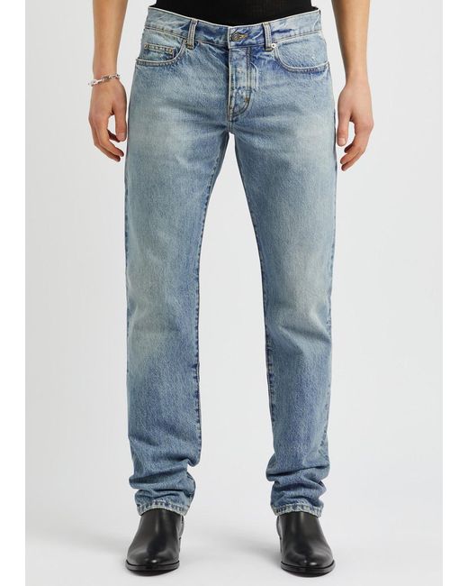 Saint Laurent Blue Slim-leg Jeans for men