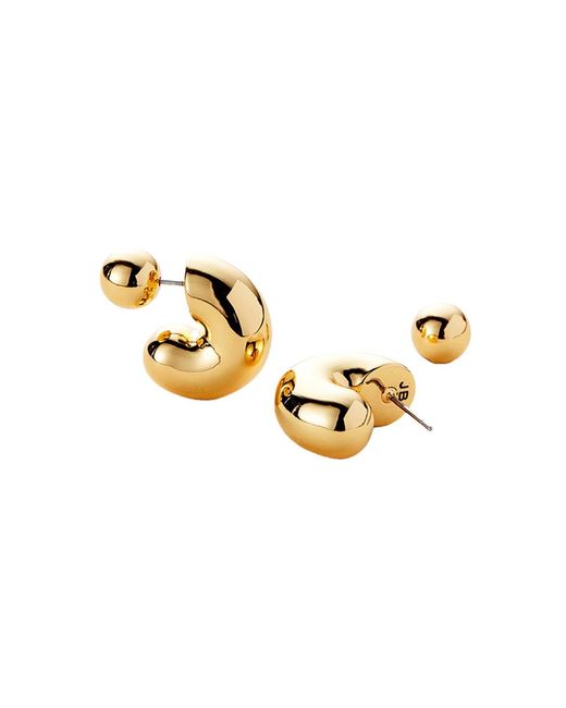 Jenny Bird Metallic Tome 14K Hoop Earrings