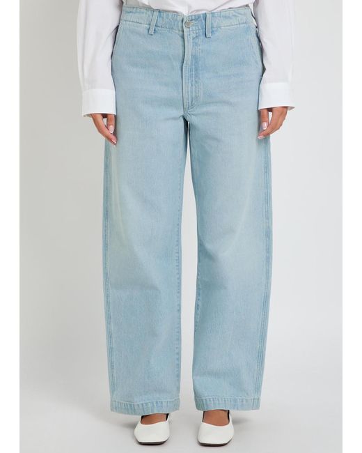 Agolde Blue X Maria Mcmanus Wide-Leg Jeans