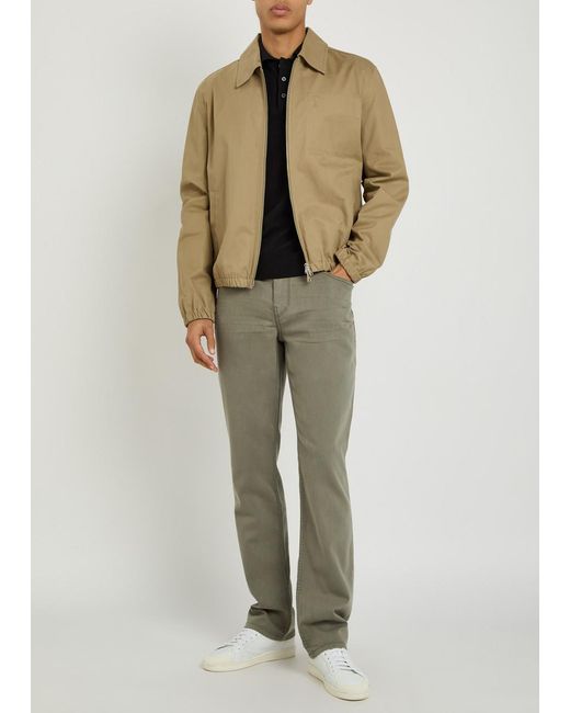 PAIGE Green Federal Slim Straight-Leg Jeans for men