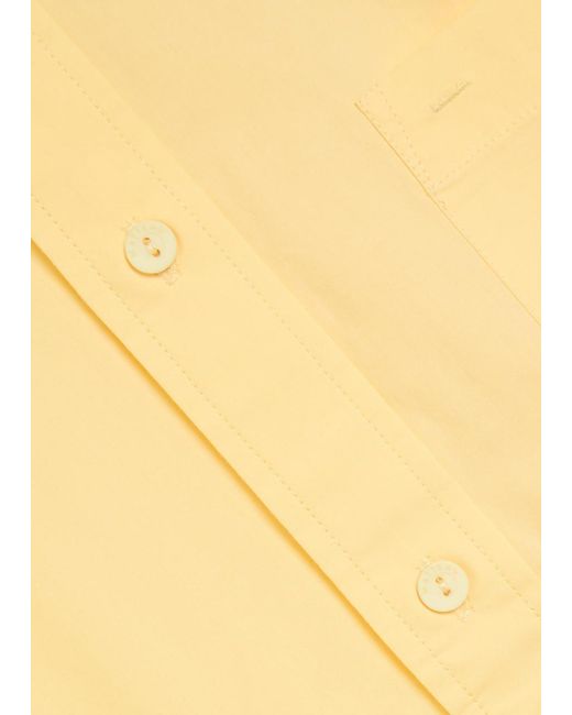 Matteau Yellow Cotton-Poplin Shirt