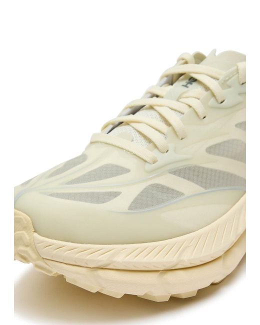 Hoka One One White U Mafate Speed 4 Lite Mesh Sneakers