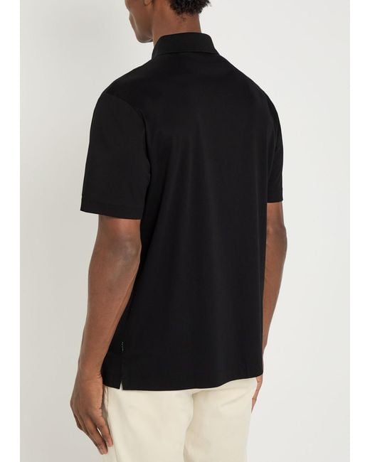 Boss Black C-Parris 01 Logo-Appliquéd Cotton Polo Shirt for men