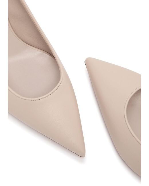 Christian Louboutin Pink Sporty Kate 55 Leather Slingback Pumps