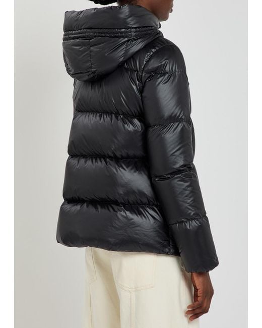 Moncler Black Serittes Hooded Shell Jacket