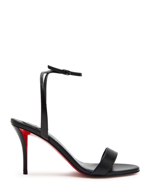 Christian Louboutin Black Miss Z Nappa Leather Sandals