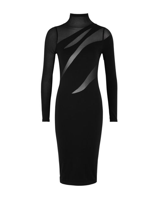 Wolford Black Stretch-jersey Mini Dress