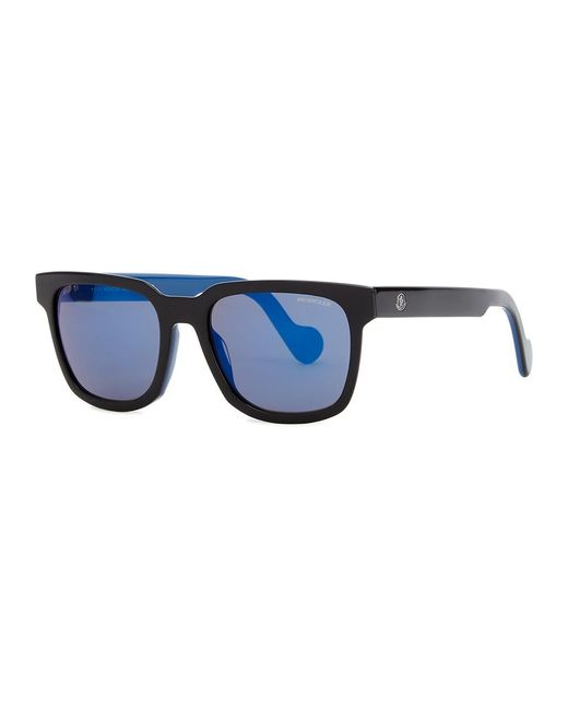 Moncler Blue Wayfarer-Style Sunglasses