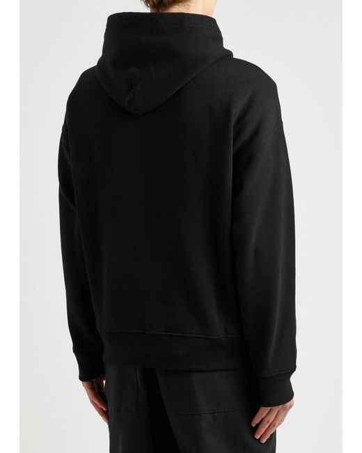 Polo Ralph Lauren Black Logo Hooded Cotton-blend Sweatshirt for men
