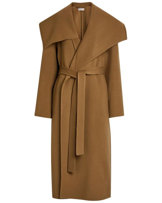 J.W. Anderson Natural Belted Wool And Cashmere-Blend Trench Coat