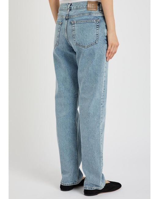 Totême Blue Straight-Leg Jeans