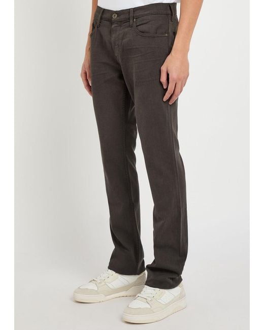 PAIGE Gray Federal Slim Straight-Leg Jeans for men