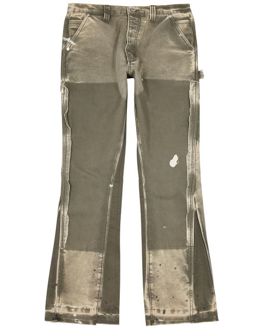 GALLERY DEPT. Carpenter Green Distressed Flaredleg Jeans for Men Lyst