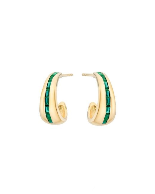 V By Laura Vann Blue Bea 14Kt Vermeil Earrings