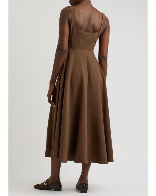 Odd Muse Brown The Ultimate Muse Jersey Midi Dress