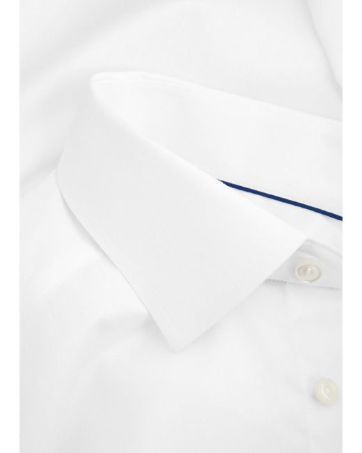 Eton of Sweden White Cotton-Twill Shirt for men