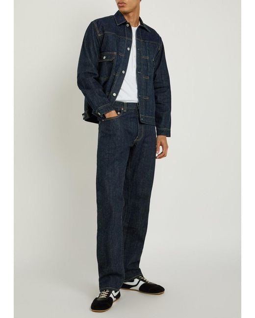 Blue Blue Japan Blue Relaxed Straight-Leg Jeans for men