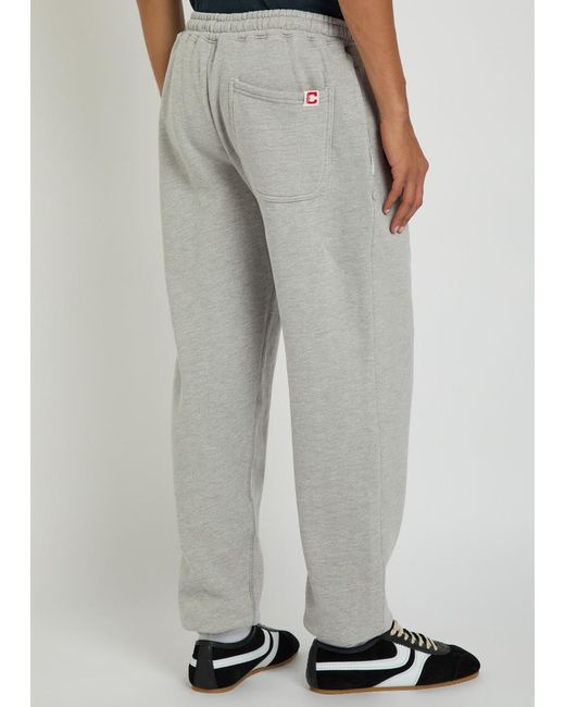 CHERRY LA Gray Western Athletic Logo Cotton-Blend Sweatpants for men