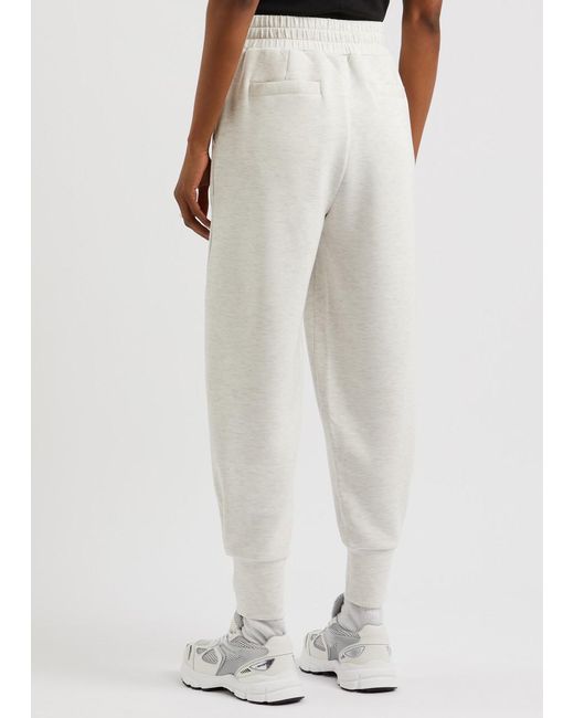 Varley White The Relaxed Pant Stretch-Jersey Sweatpants