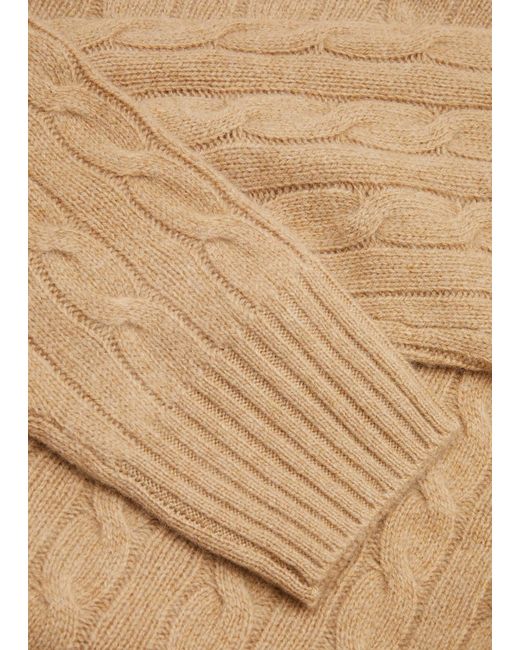 Polo Ralph Lauren Natural Cable-knit Wool-blend Jumper for men