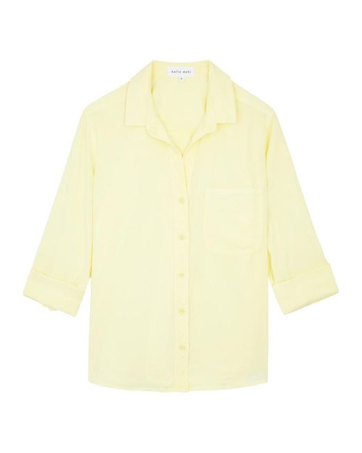 Bella Dahl Yellow Tencel Shirt
