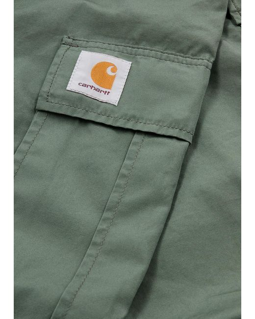 Carhartt Green Cole Cotton Cargo Trousers for men