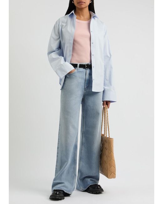 Citizens of Humanity Blue Paloma Wide-Leg Jeans