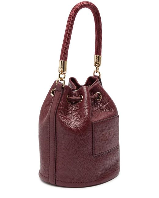 Marc Jacobs Red The Bucket Leather Bucket Bag