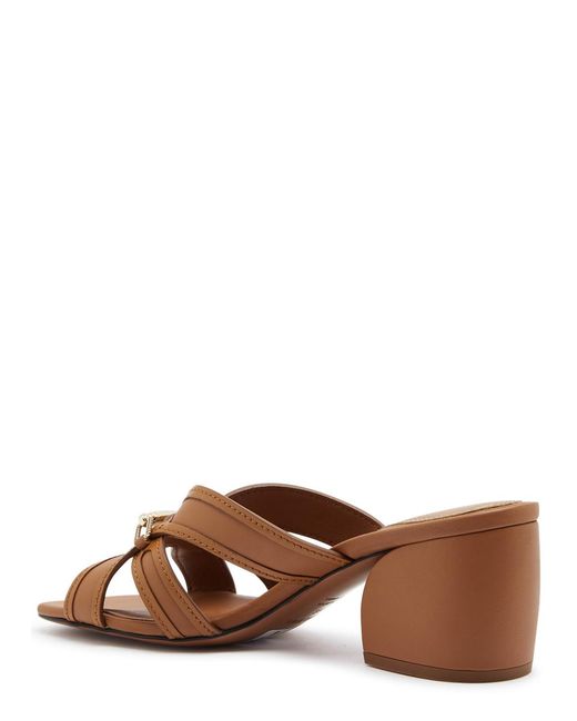 Zimmermann Brown Prisma 65 Leather Mules