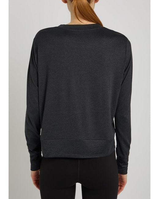 vuori Black Daydream Stretch-Jersey Top