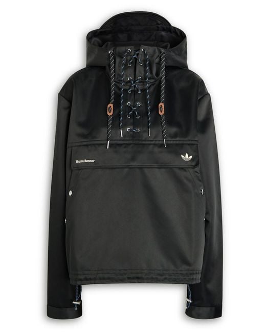 Wales Bonner Black Adidas X Hooded Satin Jacket