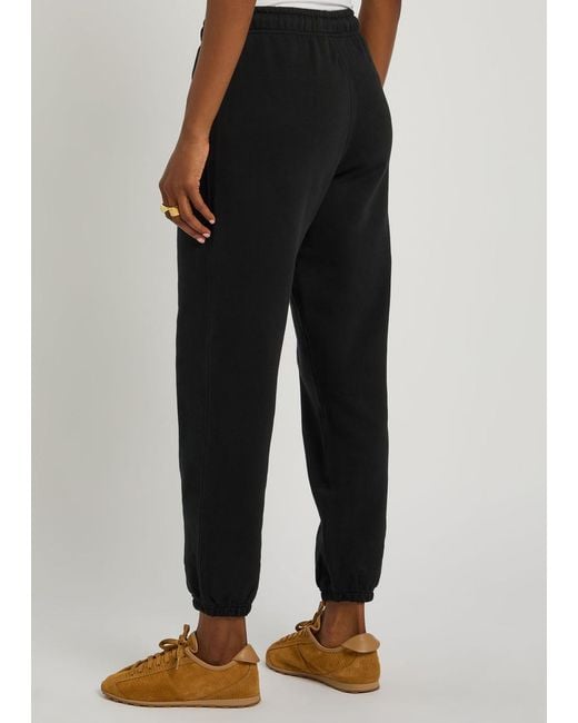Polo Ralph Lauren Black Logo-Embroidered Cotton-Blend Sweatpants